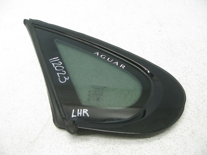 16-19 JAGUAR X260 XF SEDAN GLASS WINDOW QUARTER VENT REAR LEFT OEM 112023