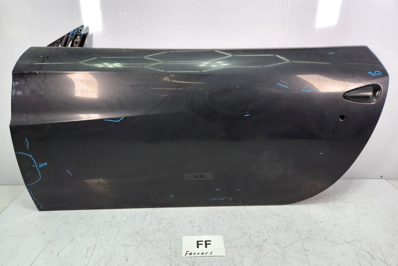 ✅ 11-16 OEM Ferrari FF Front Left Driver Side Door Shell Panel Black NOTE*