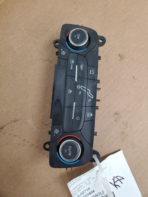 Temperature Control Manual Temperature Control VIN E Fits 15-18 FOCUS 288202