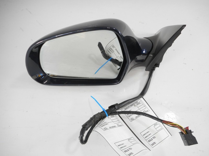 09-11 Audi A6 Door Mirror Driver W/o Blind Spt W/ Puddles, Mmry, Fold OEM