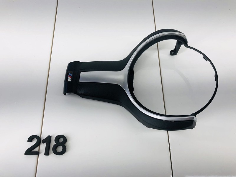 13-18 BMW 320I F30 FRONT LEFT STEERING RING BEZEL TRIM COVER OEM