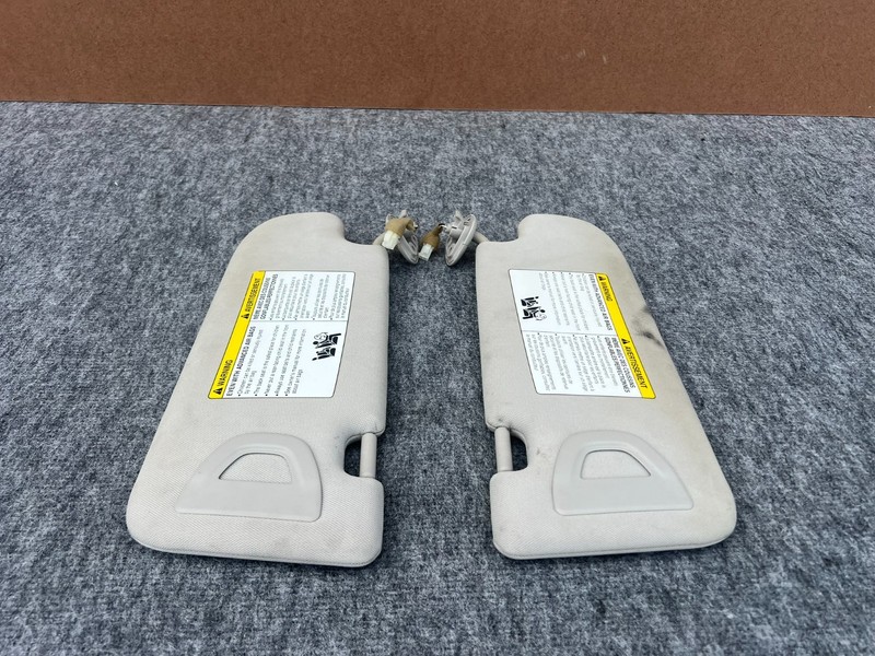 INFINITI Q50 2014-2024 OEM LEFT AND RIGHT SUN VISOR SET ASSEMBLY (GRAY)