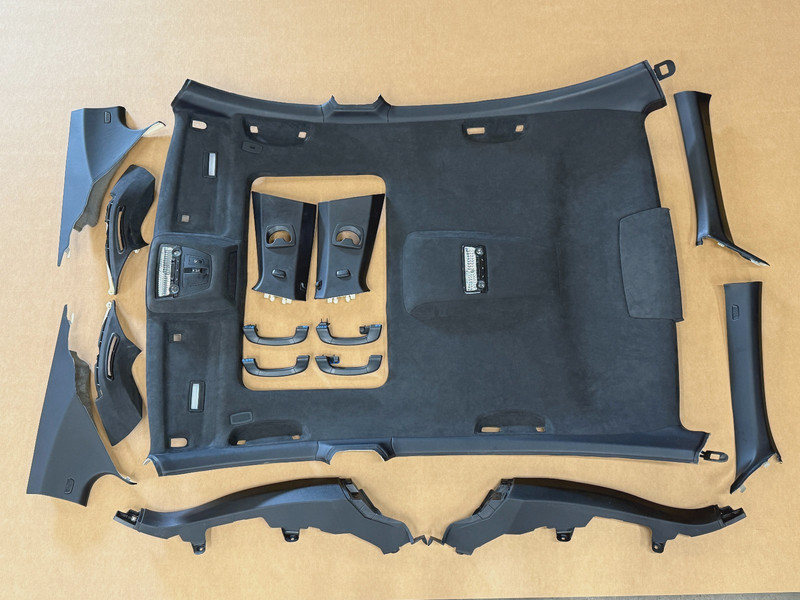 ⭐2009-2015 BMW 7 SERIES INTERIOR HEADLINER PILLAR TRIM PANEL SET OEM LOT2715