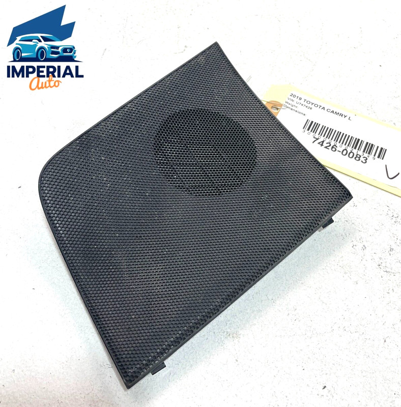 2018-2022 TOYOTA CAMRY DASH DASHBOARD LEFT DRIVER SIDE SPEAKER GRILLE COVER OEM