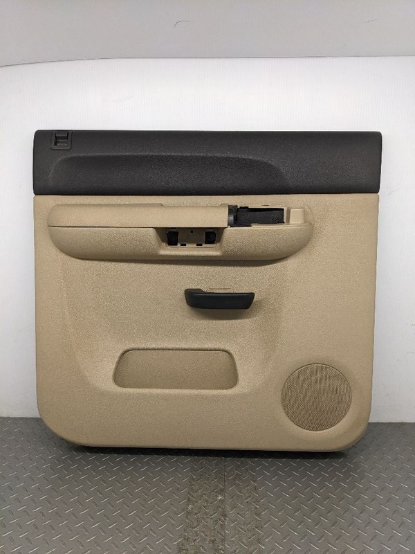 07-14 GM Truck Crew Tan Cashmere Rear Driver Side Left LH Door Trim Panel1192374