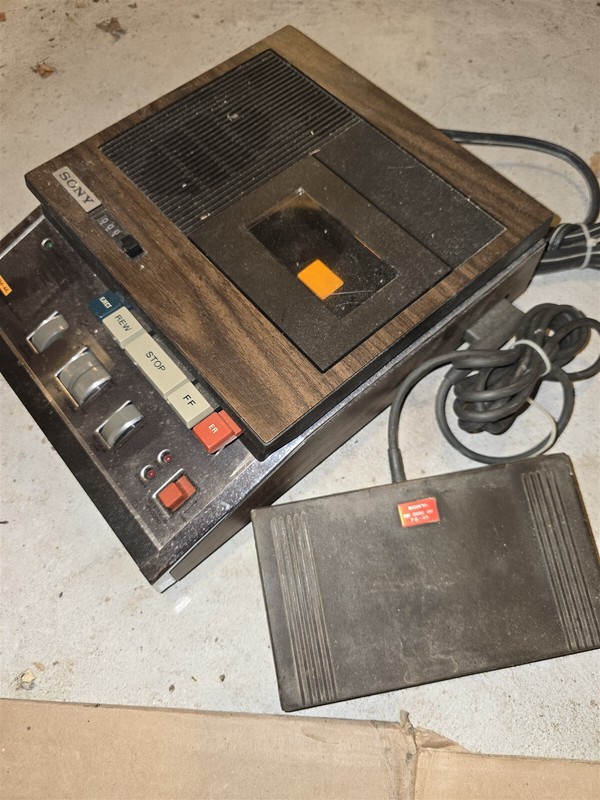 Sony BM-46 Dictating Transcribing Machine with Foot Pedal *FREE SHIPPING*