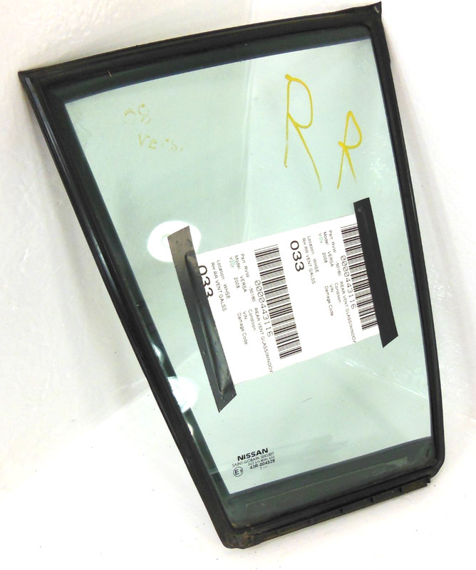 2007-2012 Nissan Versa Htbk Front Door Window Vent Glass Passenger Right RH OEM