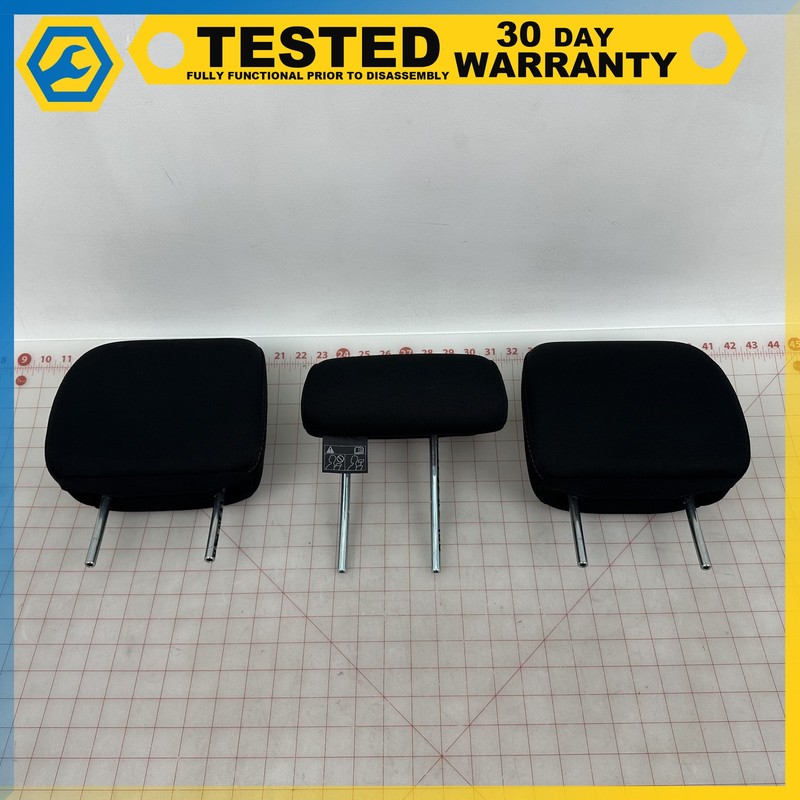 15-21 Subaru WRX STI REAR CENTER RIGHT LEFT SEAT HEADREST SET OEM