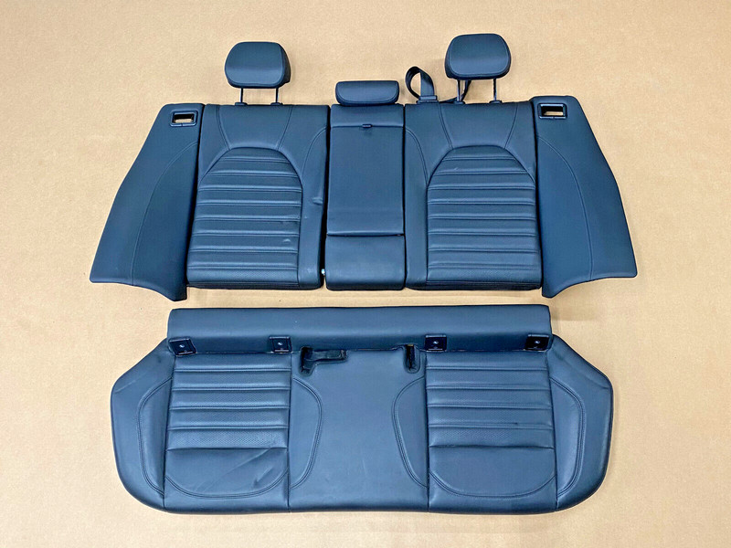 ⭐2017-2023 ALFA ROMEO STELVIO SPORT COMPLETE REAR SEAT BENCH LEATHER OEM LOT2395