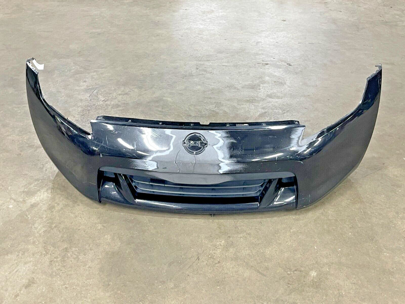 ⭐2009-2012 NISSAN 370Z COMPLETE FRONT BUMPER COVER PANEL ASSY BLACK OEM LOT2372