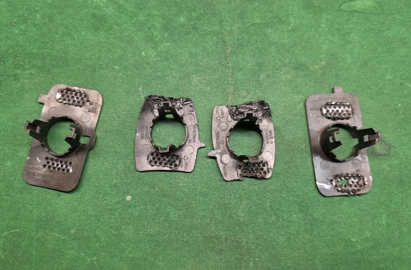 2022 2023 2024 JEEP GRAND WAGONEER FRONT LOWER BUMPER GRILLE Sensor Brackets OEM