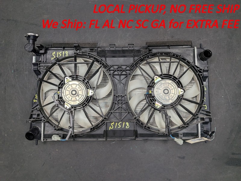 Radiator & Condenser & Cooling Fan Assy 2022 Subaru Crosstrek 45111-FL001 18 -23