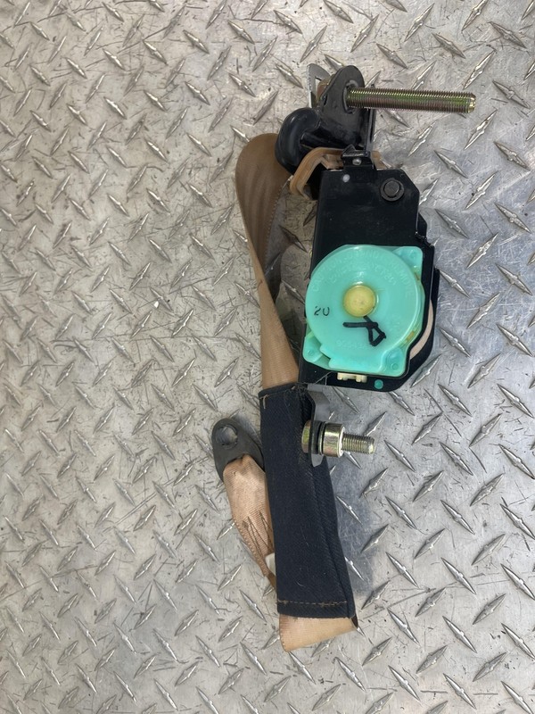 1994-1997 Mazda Miata Passenger Right Seatbelt Seat Belt Beige Oem Tested Oem.