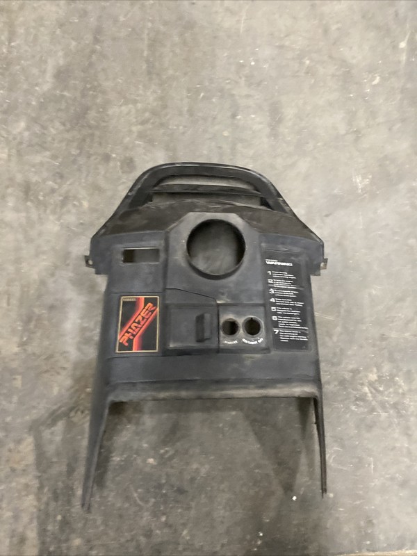 1986 86 Yamaha Phazer 480 Snowmobile Black Plastic Gas Tank Cover Console