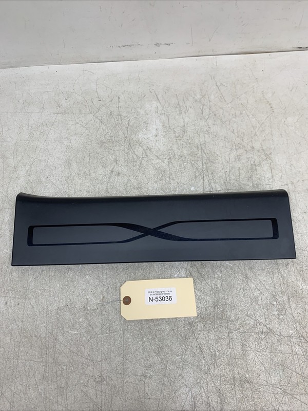 16-20 Tesla Model X Front RH Passenger Door Sill Welcome Plate Trim 53036 B153