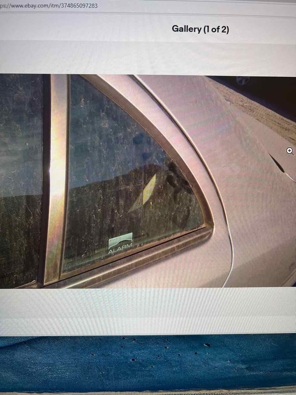 Rear Vent Glass/window MERCEDES E320 Left 03 04 05 06 07 08 09