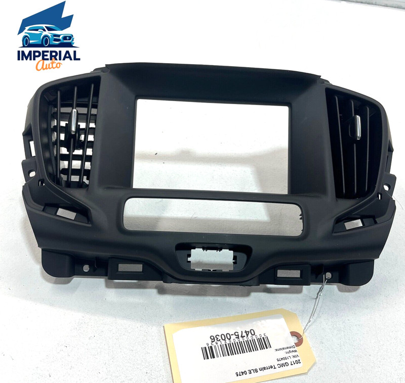 2018-2021 GMC TERRAIN DASHBOARD CENTER DISPLAY BEZEL & AIR VENTS GRILLE TRIM OEM