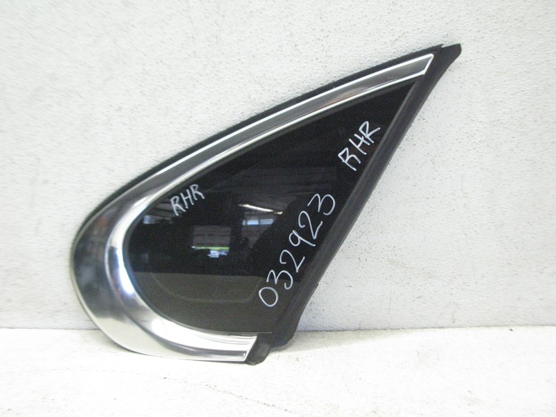 16-19 JAGUAR X260 XF SEDAN GLASS WINDOW QUARTER VENT REAR RIGHT OEM 032923