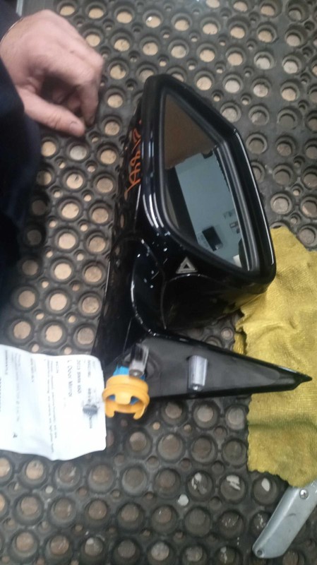 2015 BMW 650i Left Door Mirror Assembly Black OEM 236869 138K Miles