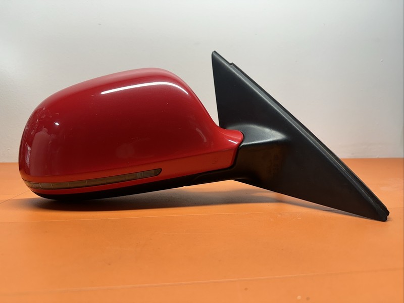 RIGHT DOOR MIRROR II 2009 - 11 Audi A4 RED OE W/Blind Spot Memory RH Sedan RF