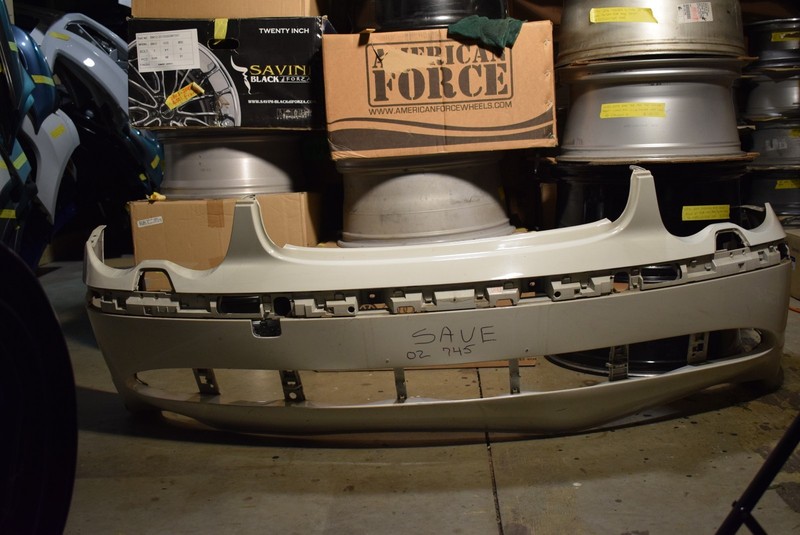 2002 2003 2004 2005 BMW 745 FRONT BUMPER GRAY 5111 8223209 OEM(LOCAL PICK UP)