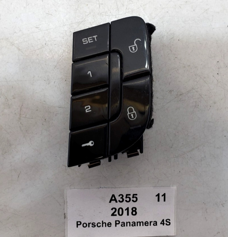 ✅17-23 OEM Porsche Panamera 4S 971 Front Left Driver Seat Memory Lock Switch