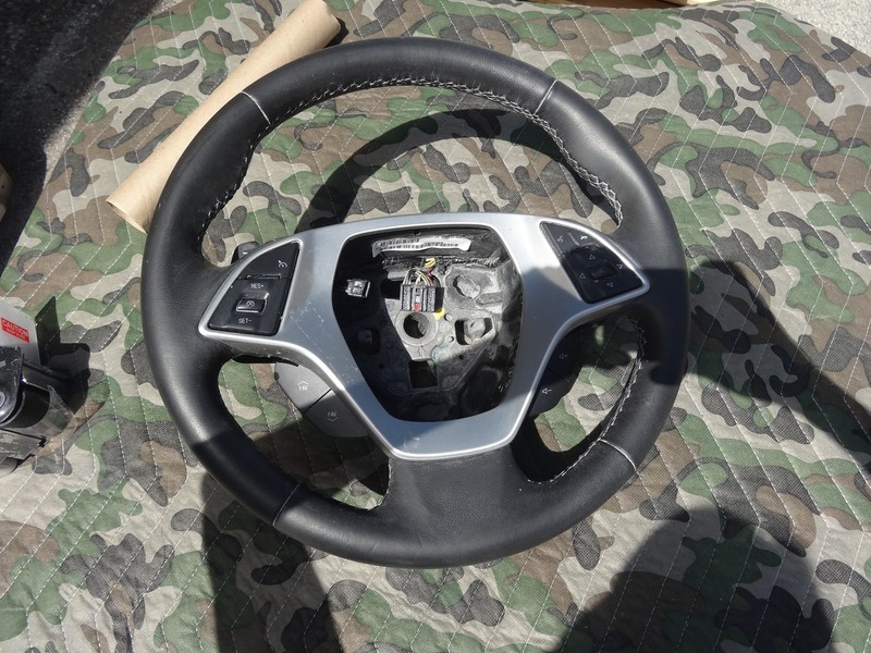 2014-2019 Chevy Corvette C7 Flat Bottom Steering Wheel OEM GM#23231497