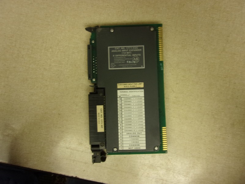 Allen Bradley 1771-E2C Input Expander 6 Differential Inputs 1771-WF *FREE SHIP*
