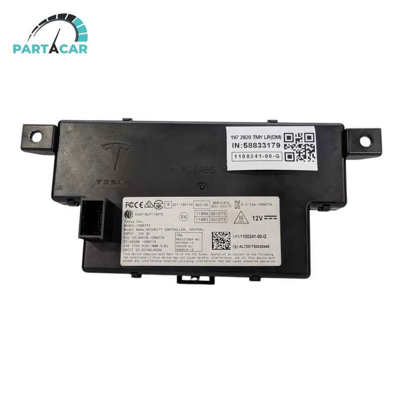 2017-2023 Tesla Model Y 3 MY M3 Center Console Security Locking Module OEM