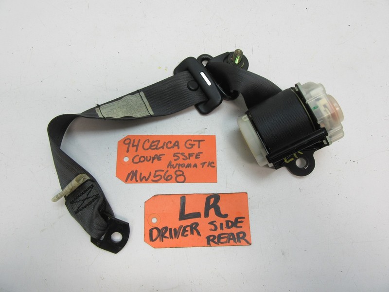 CELICA COUPE DRIVER L LH LR LEFT BACK REAR SHOULDER SEAT BELT SEATBELT HARNESS