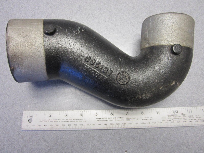 F695167 Force L-Drive 85 90 120 125 Intermediate Exhaust Elbow