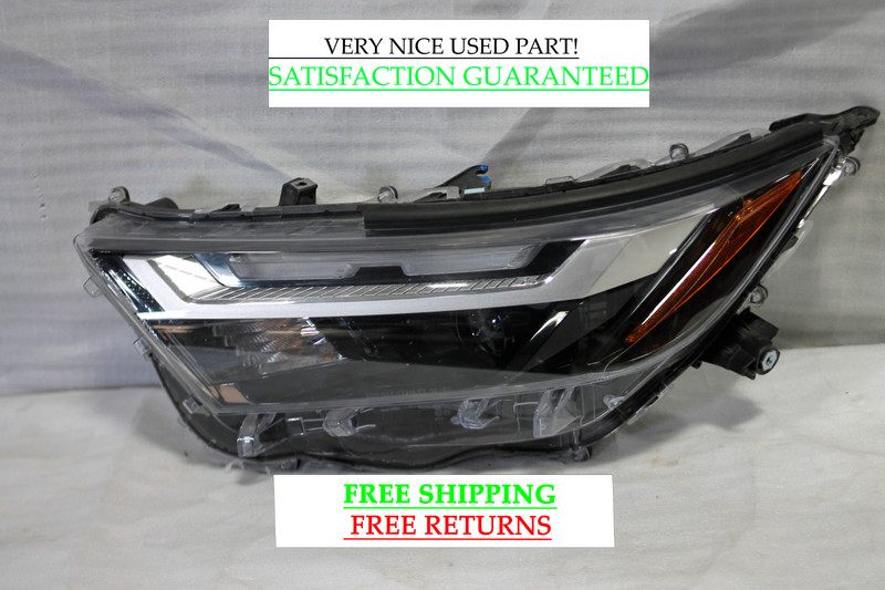 2021-2023 Toyota Rav-4 Left Driver Side Led Headlight Oem