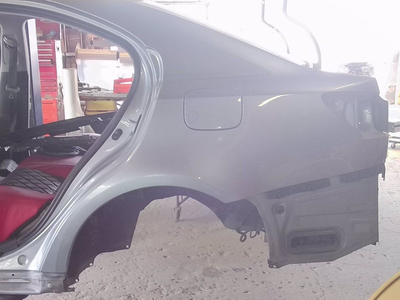 06-09 Lexus IS350 Blue Driver Left Rear Quarter Panel Assembly