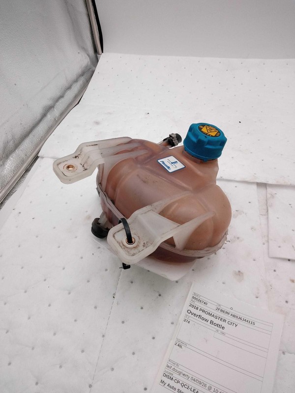 2018 RAM ProMaster City Engine Coolant Reservoir OEM 2.4L White 149K Miles