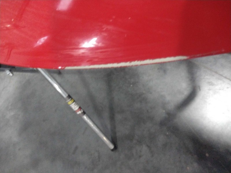 2023 KIA Soul Hood Panel Red OEM Used, Minor Paint Scratch, 66400K0500