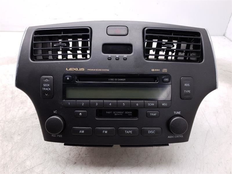04-06 LEXUS ES330 RADIO/STEREO RECEIVER UNIT ASSEMBLY