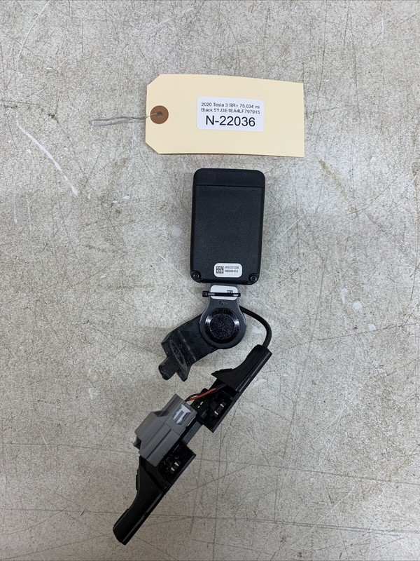 ⚡️17-22 TESLA Model 3 Rear Left Driver Side Buckle Seatbelt Seat Belt 22036 B8