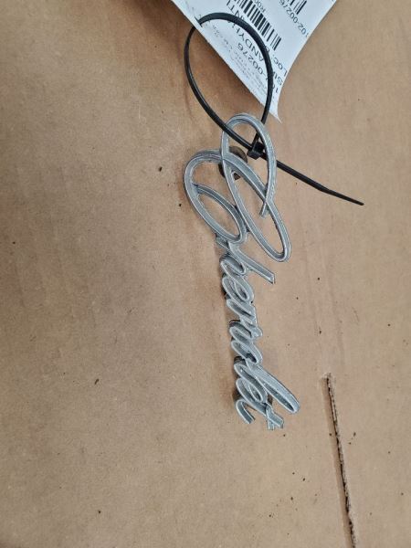 CHEVROLET EMBLEM ONLY Fits 73 CHEVROLET PASS. 281767
