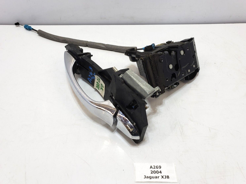 ✅ 04-09 OEM Jaguar XJ8 XJR Rear Left Driver Side Door Exterior Handle W/ Lock