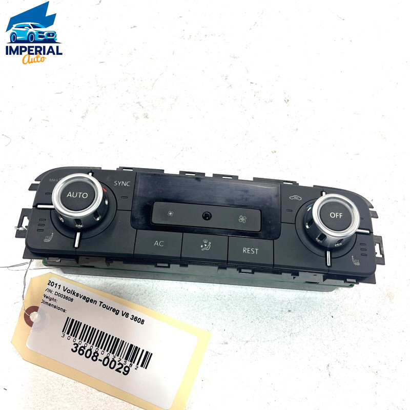 2011-2017 VW VOLKSWAGEN TOUAREG HVAC HEATER CLIMATE TEMP CONTROL SWITCH OEM