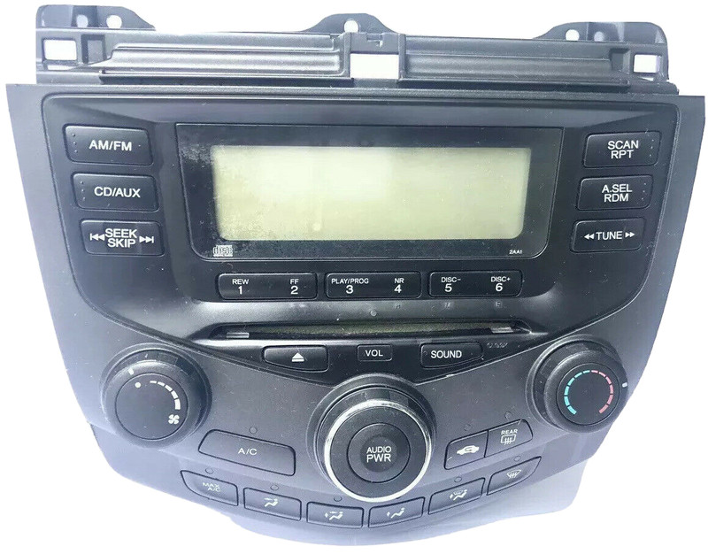 2003 -07 Accord 2 Door Coupe OEM Am Fm 6 Disc CD Player Radio Stereo2AA1 OWM