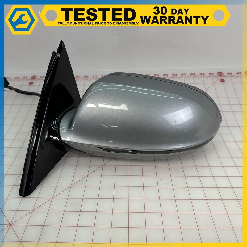 11-18 Audi S8 A8 Quattro FRONT LEFT DRIVER SIDE REAR VIEW DOOR MIRROR Gray OEM
