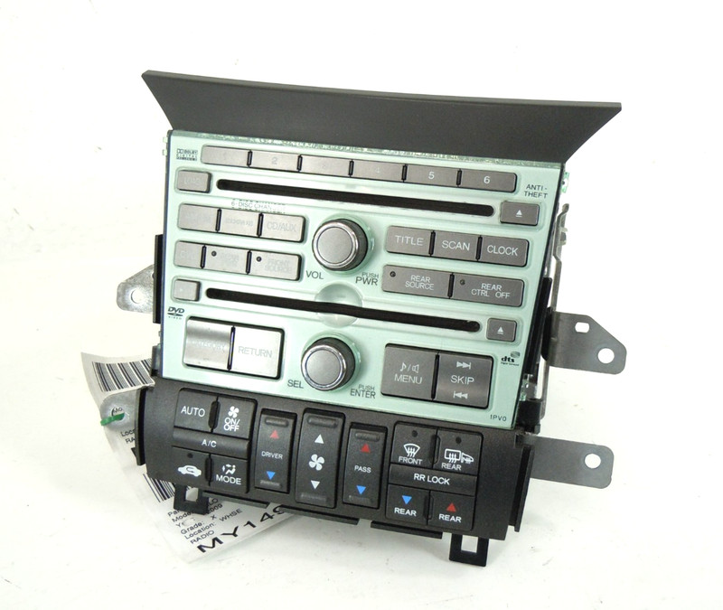 2009-2011 Honda Pilot EX-L EX AM FM CD Disc Radio Climate Control Head Unit OEM