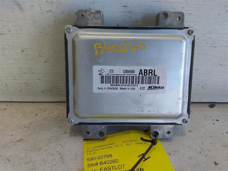Engine ECM Electronic Control Module VIN P 4th Digit Fits 12-16 CRUZE 3297343