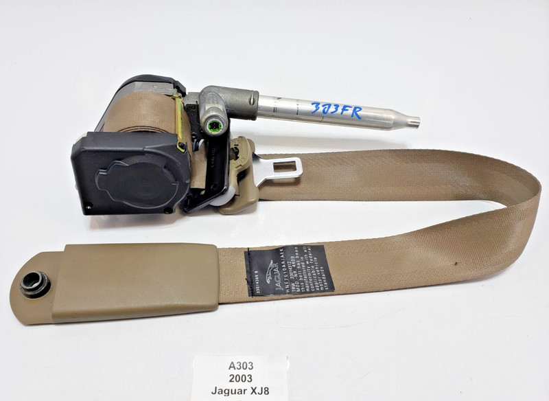 β
1998-2003 OEM Jaguar XJ8 XJR Front Right Passenger Seatbelt Retractor Beige