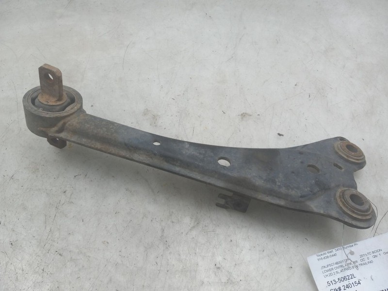 11 12 13 14 15 16 SCION TC REAR DRIVER LEFT LOWER CONTROL ARM