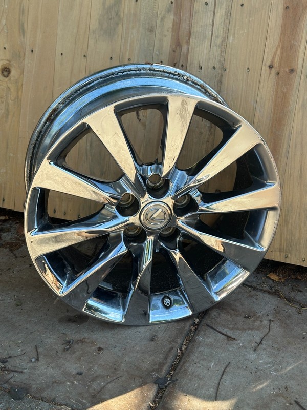 LEXUS LS460 LS600 Chrome Wheel Genuine Original OEM 2010-2012 18" 18 INCH 74221