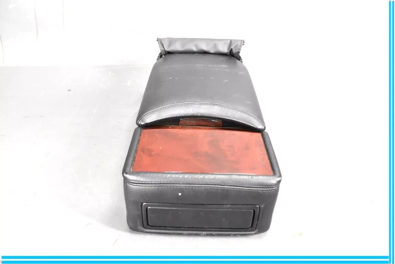 07-09 Lexus LS460 XF40 Rear Seat Center Console Armrest w/ Switch Black OEM