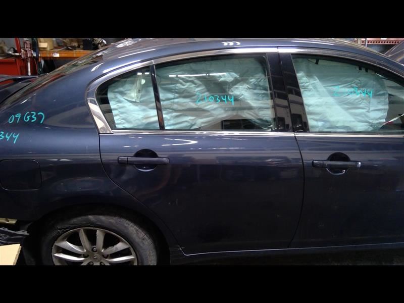 Passenger Rear Side Door 4 Door Sedan Gray Fits 09-13 INFINITI G37 769504