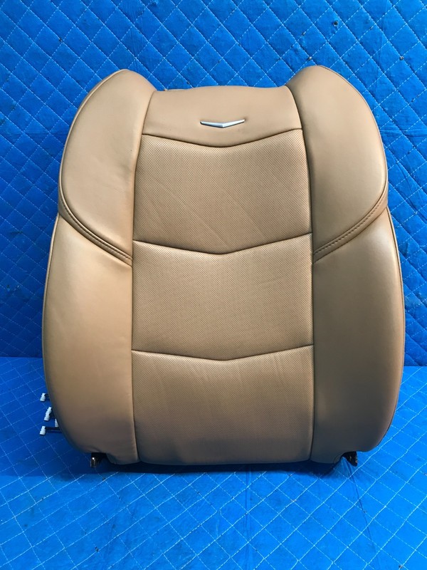 2015-20 Cadillac Escalade Front Right Backrest Seat Leather Cushion OEM Beige